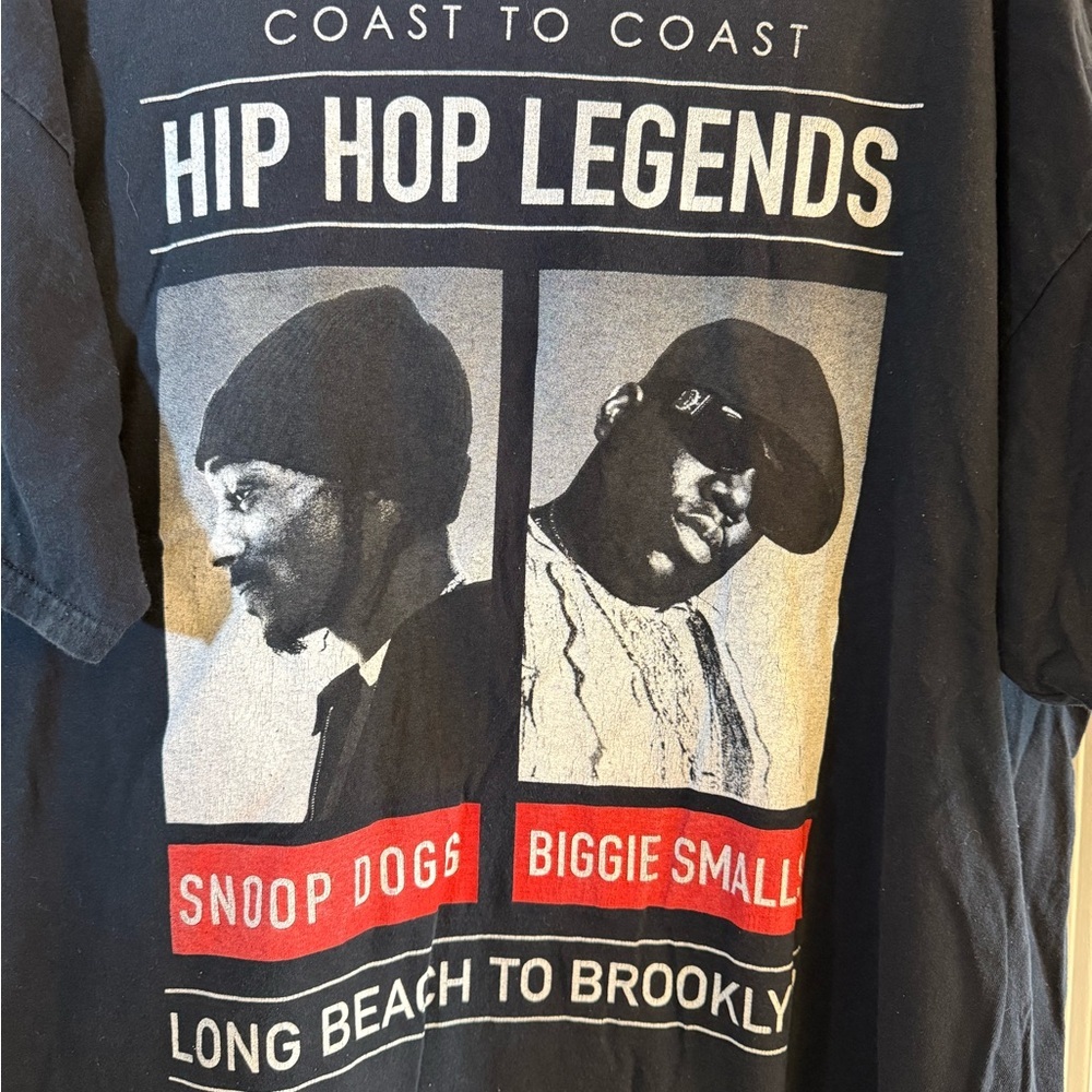 Hip Hop Legends Black T-Shirt - Picture 2 of 6